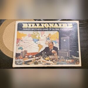 Parker Brothers Vintage Billionaire Board Game
